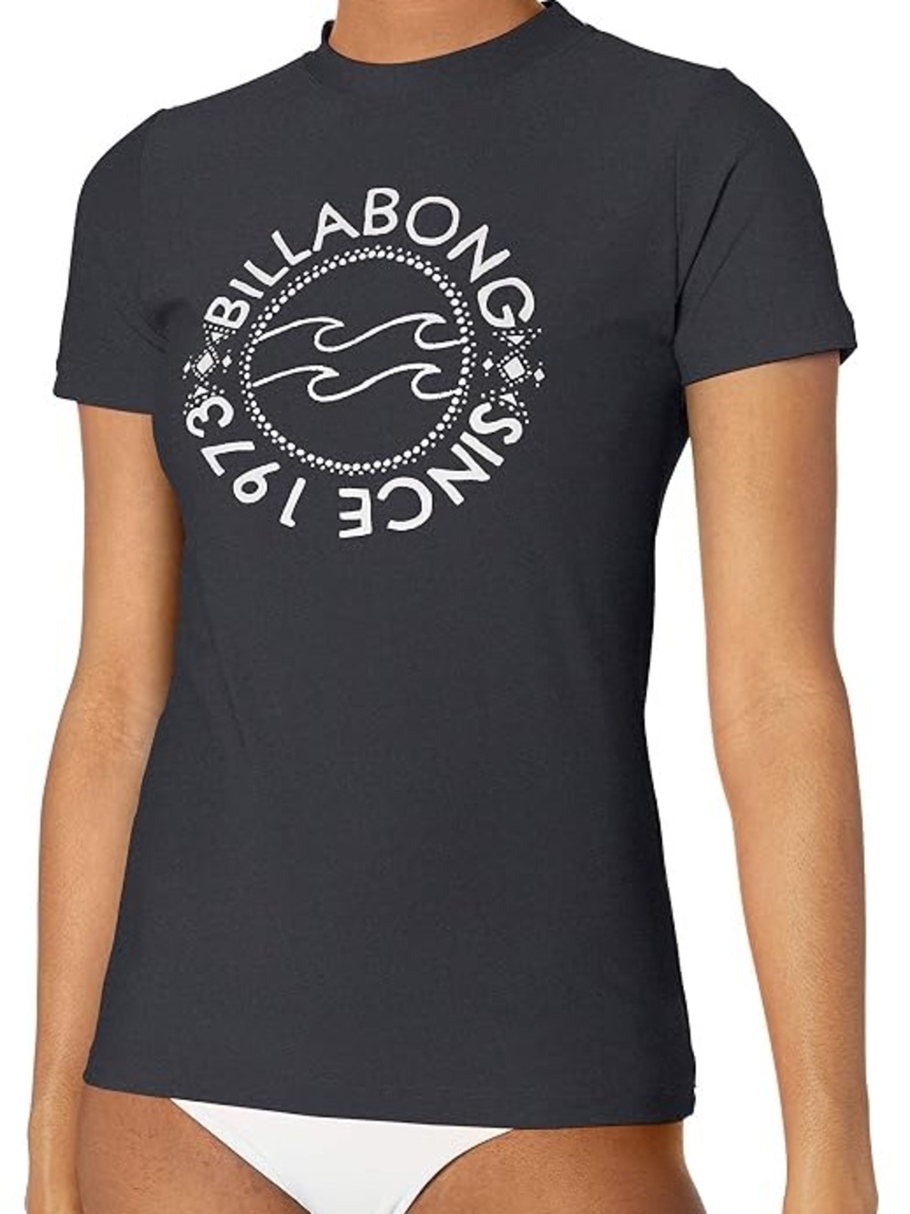 Billabong Women’s Core Loose Fit Short Sleeve Rashguard Coral Red UPF 50 (NWT)